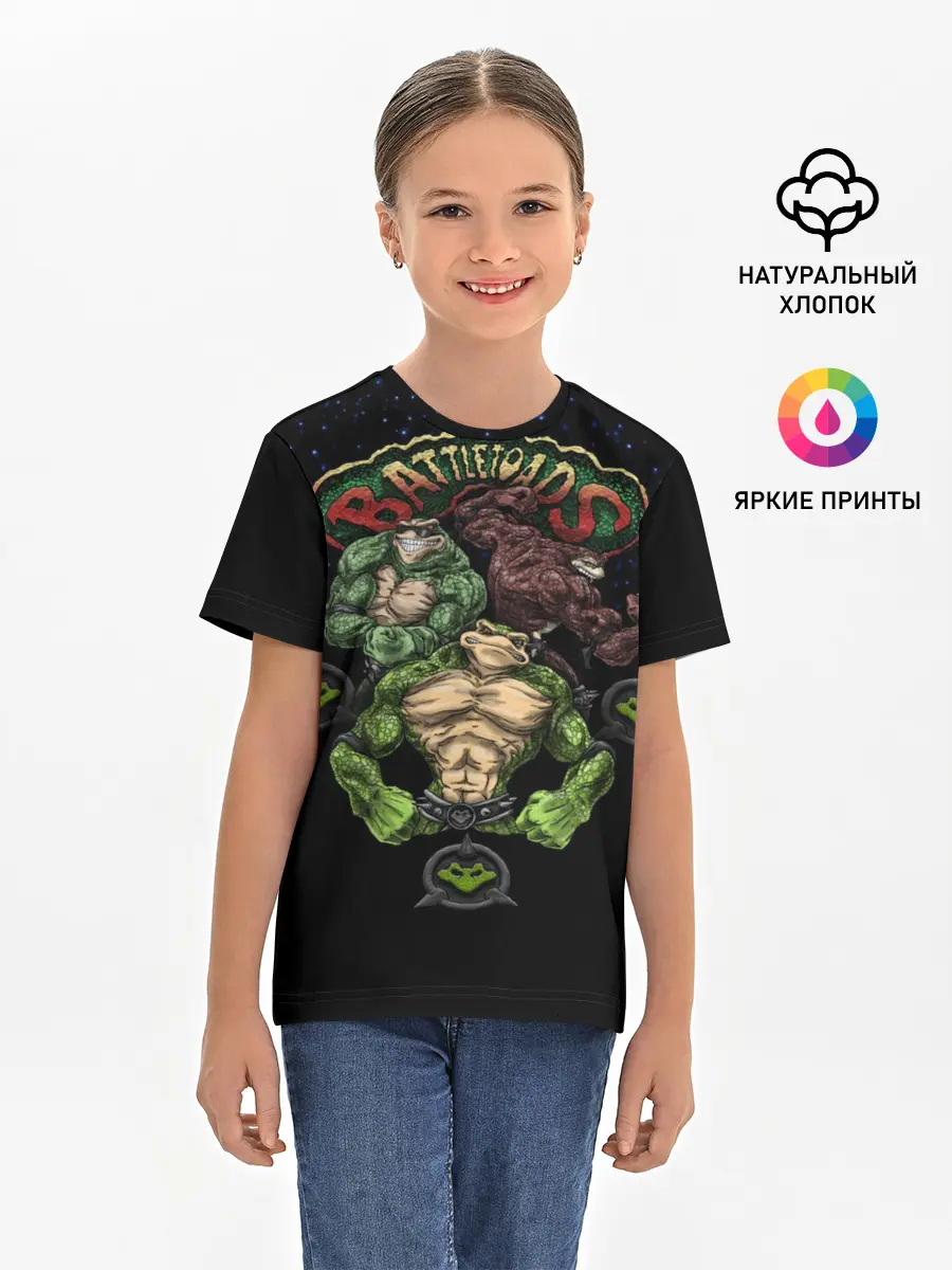 Детская базовая футболка / Battletoads