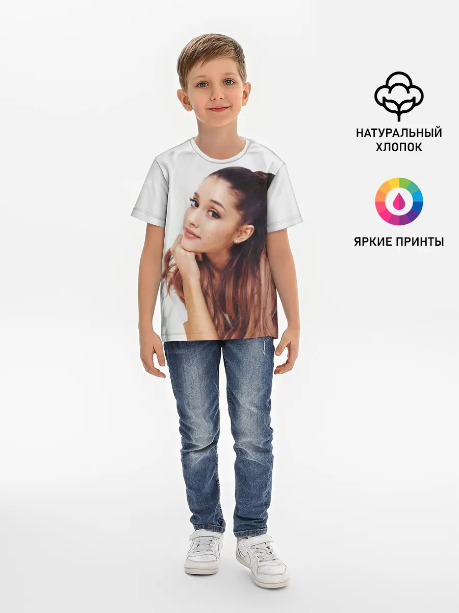 Детская базовая футболка / Ariana Grande