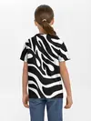 Детская базовая футболка / Зебра