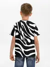 Детская базовая футболка / Зебра