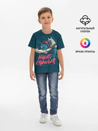 Детская базовая футболка / Night Crawler | Dota 2