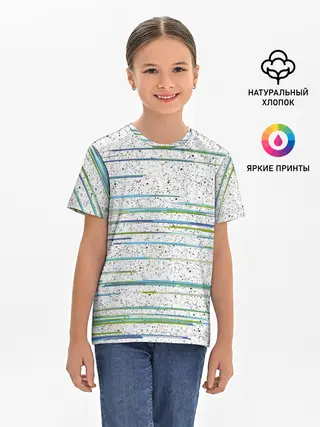 Детская базовая футболка / Абстракция