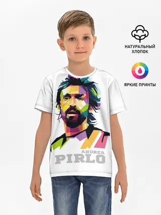 Детская базовая футболка / Андреа Пирло