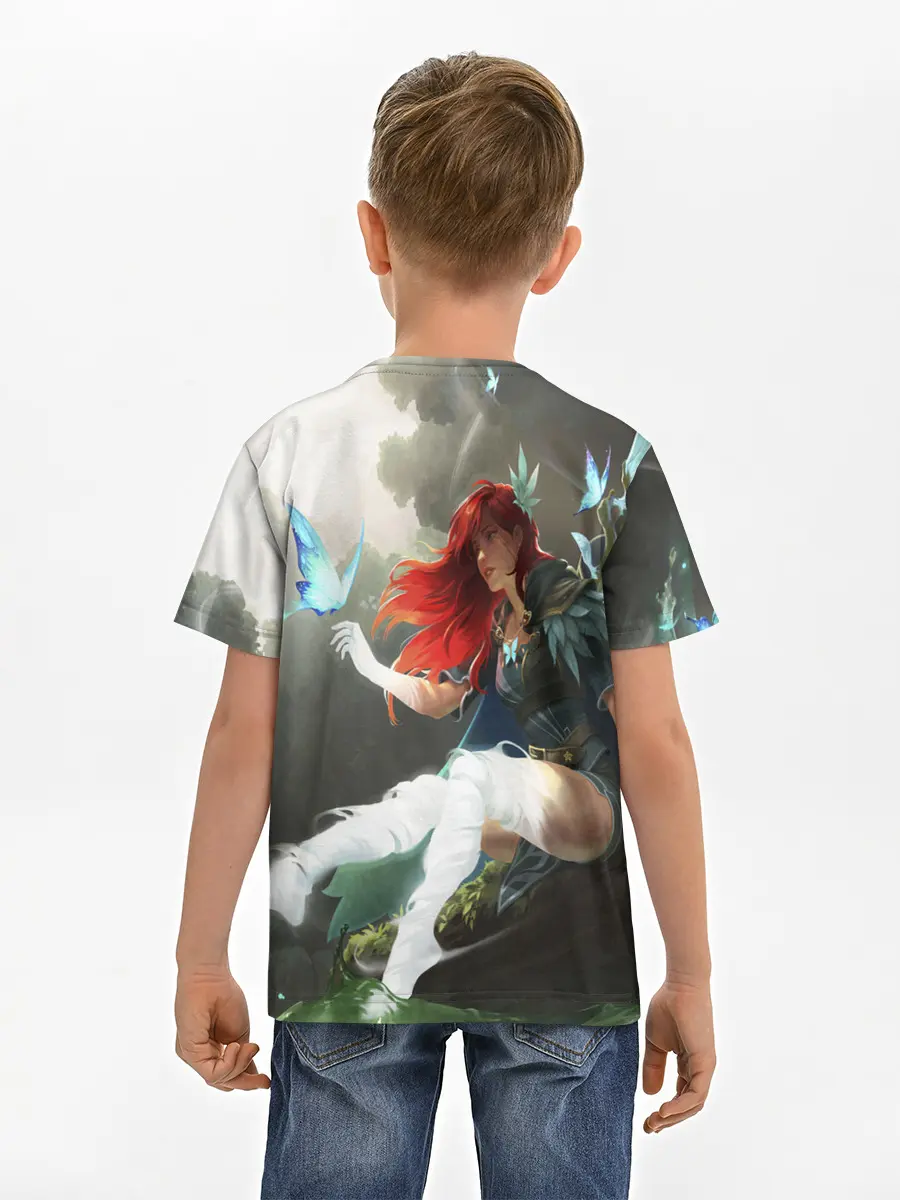 Детская базовая футболка / Windranger Dota