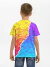 Детская базовая футболка / Цветные переливы