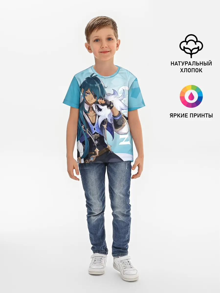 Детская базовая футболка / GENSHIN IMPACT, КЭЙА