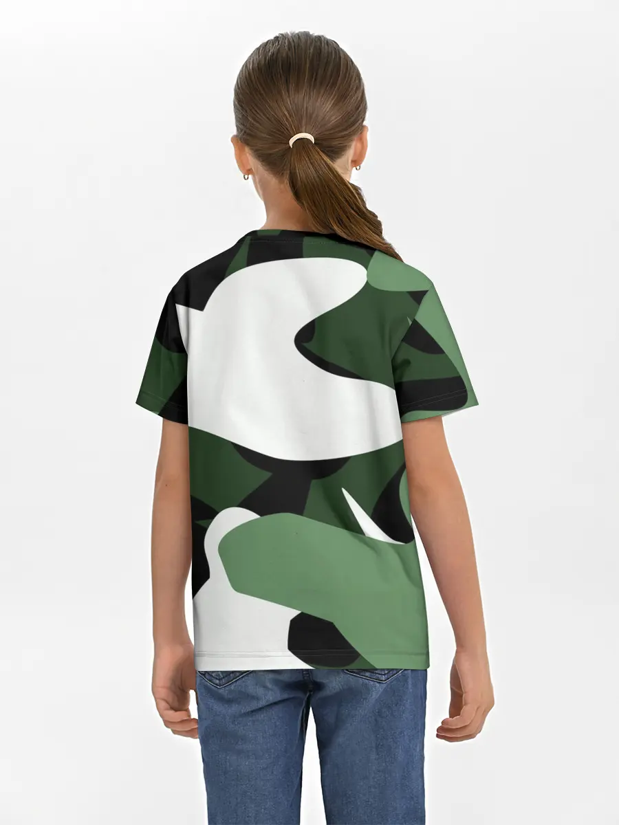 Детская базовая футболка / Камуфляж