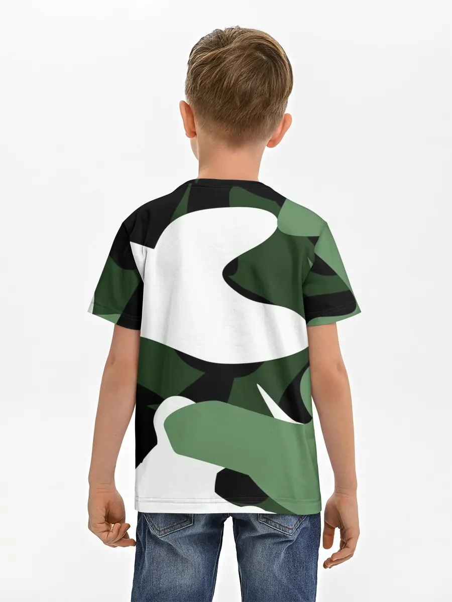 Детская базовая футболка / Камуфляж