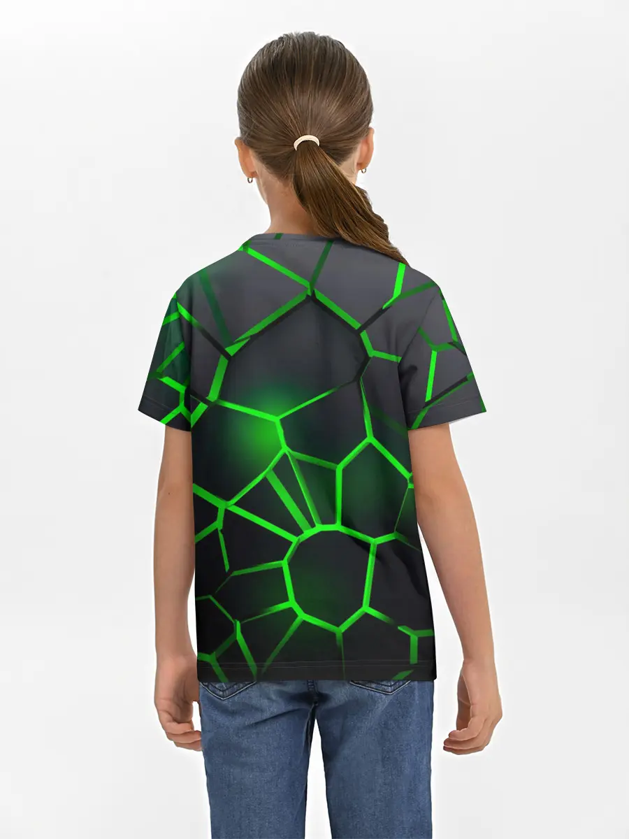 Детская базовая футболка / Skoda 3D плиты с подсветкой