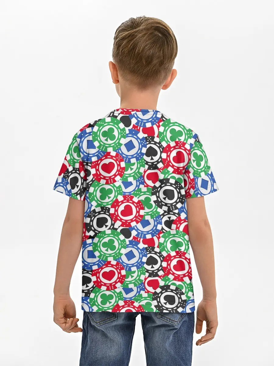 Детская базовая футболка / Покер