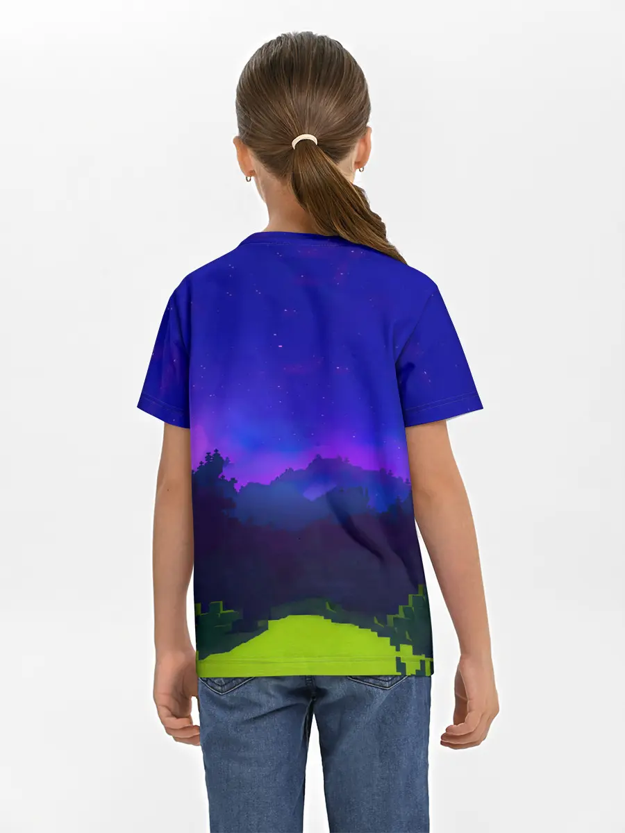 Детская базовая футболка / Minecraft