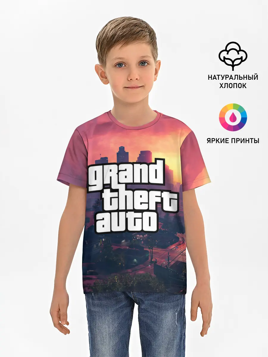 Детская базовая футболка / Los Santos | GTA