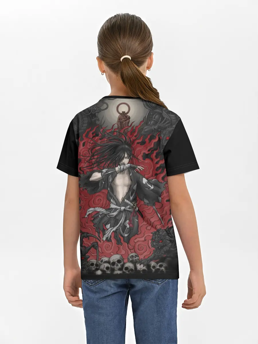 Детская базовая футболка / ХЯККИМАРУ В ОГНЕ | ДОРОРО