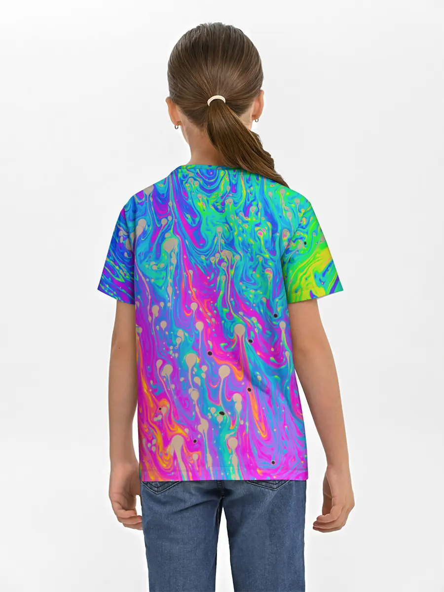 Детская базовая футболка / НЕОНОВАЯ ПАЛИТРА