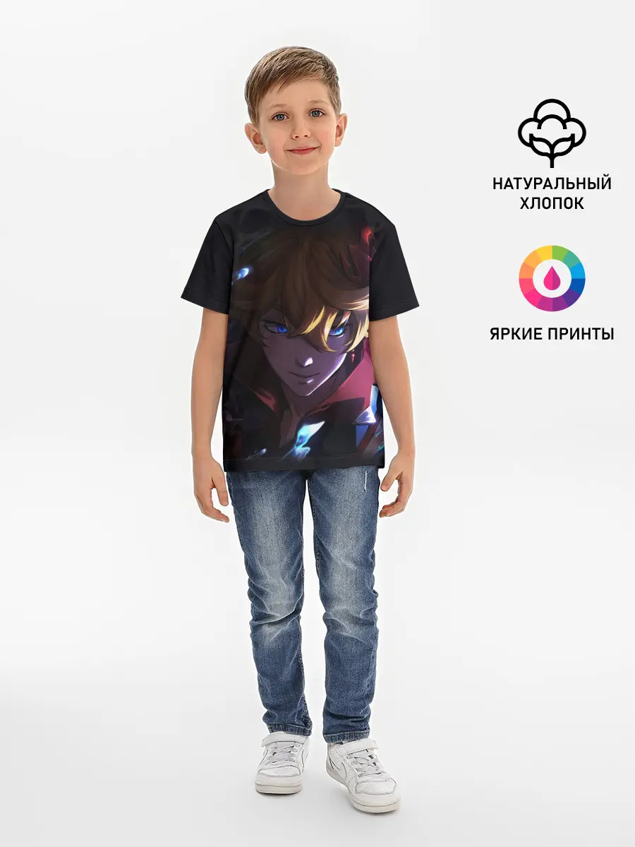 Детская базовая футболка / ТАРТАЛЬЯ - GENSHIN IMPACT