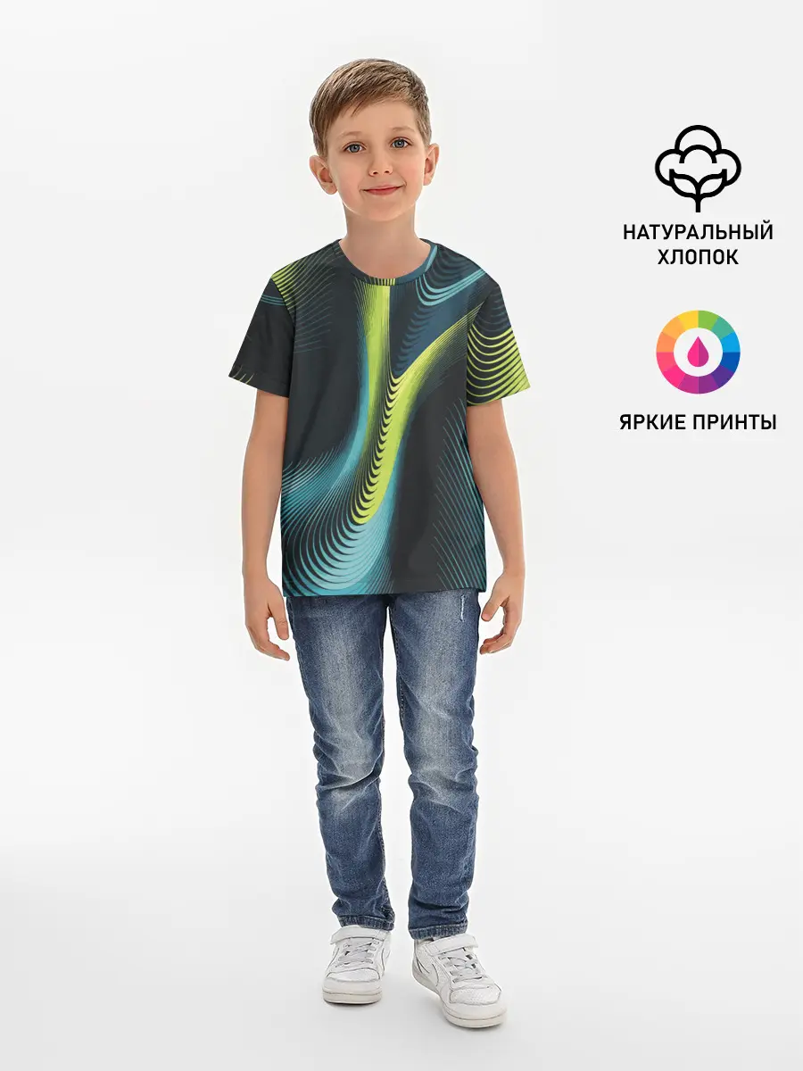 Детская базовая футболка / Wave