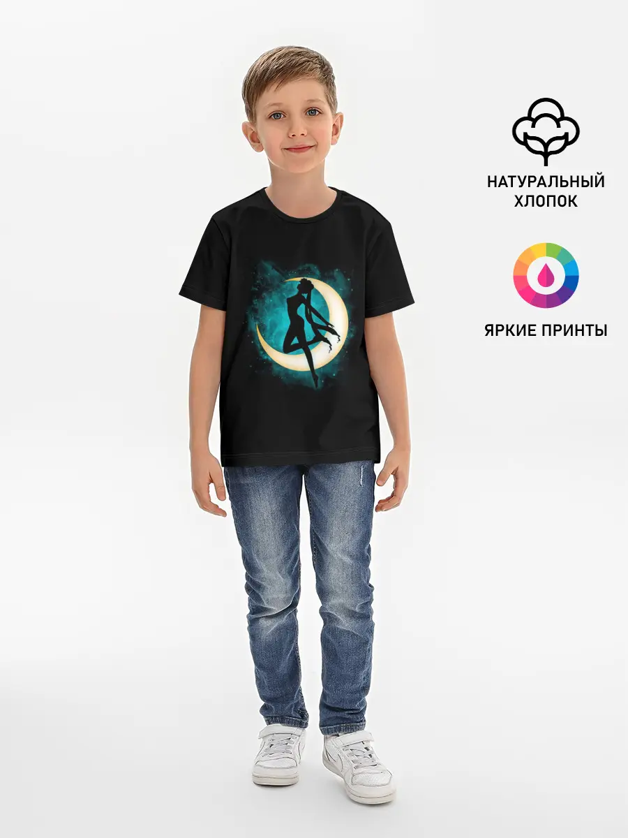 Детская базовая футболка / Sailor Moon