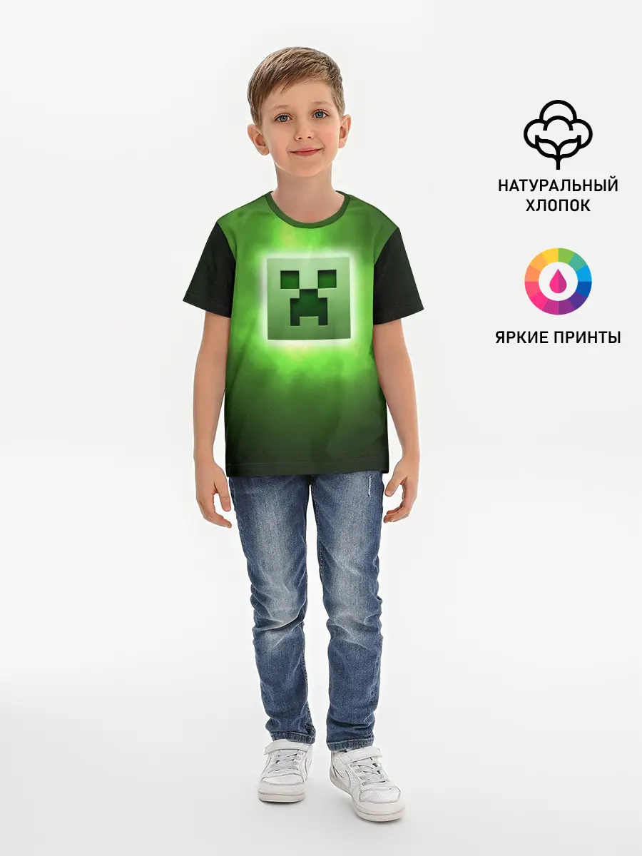 Детская базовая футболка / MINECRAFT | МАЙНКРАФТ