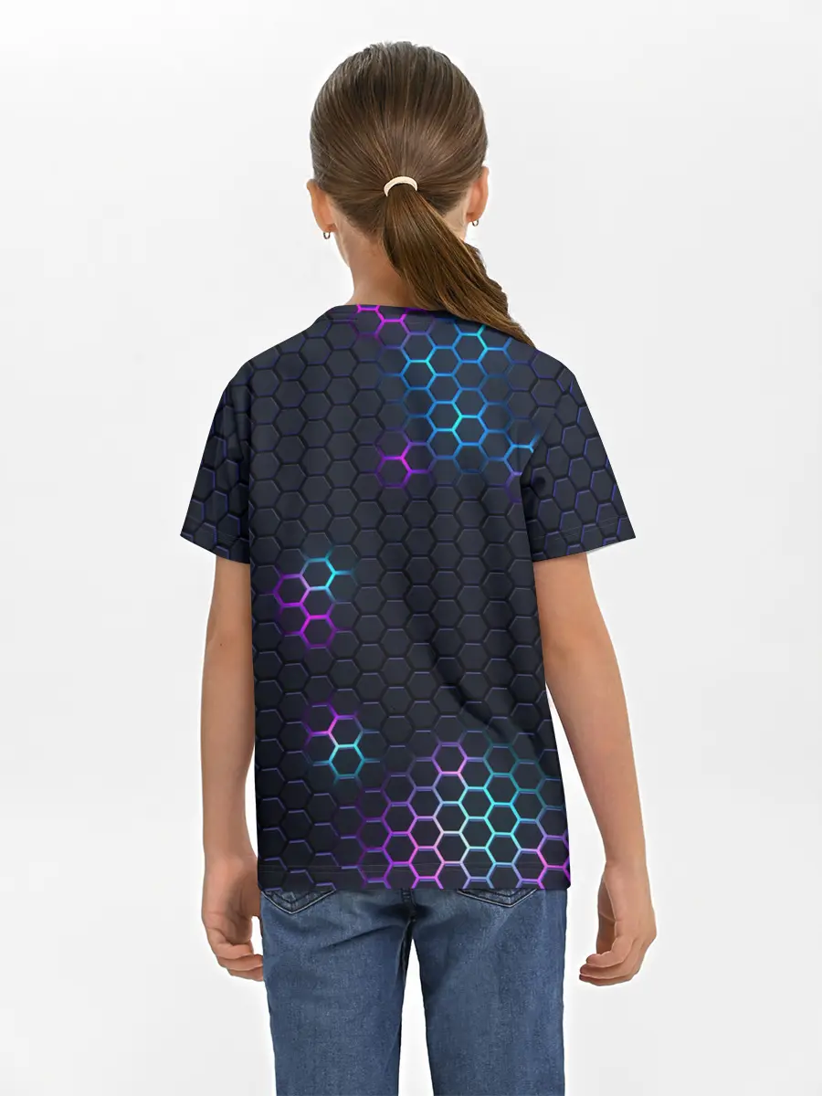 Детская базовая футболка / НЕОНОВАЯ БРОНЯ | НЕО БРОНЯ