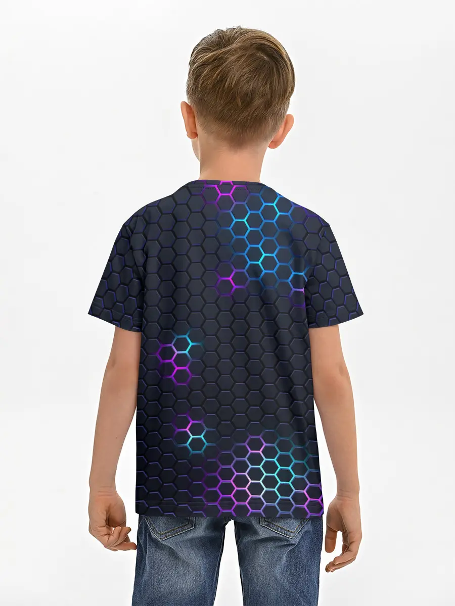 Детская базовая футболка / НЕОНОВАЯ БРОНЯ | НЕО БРОНЯ