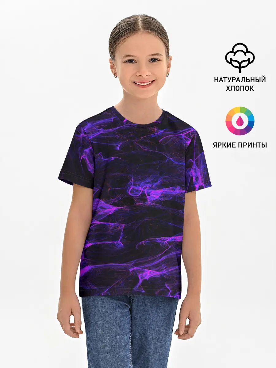 Детская базовая футболка / текстуры