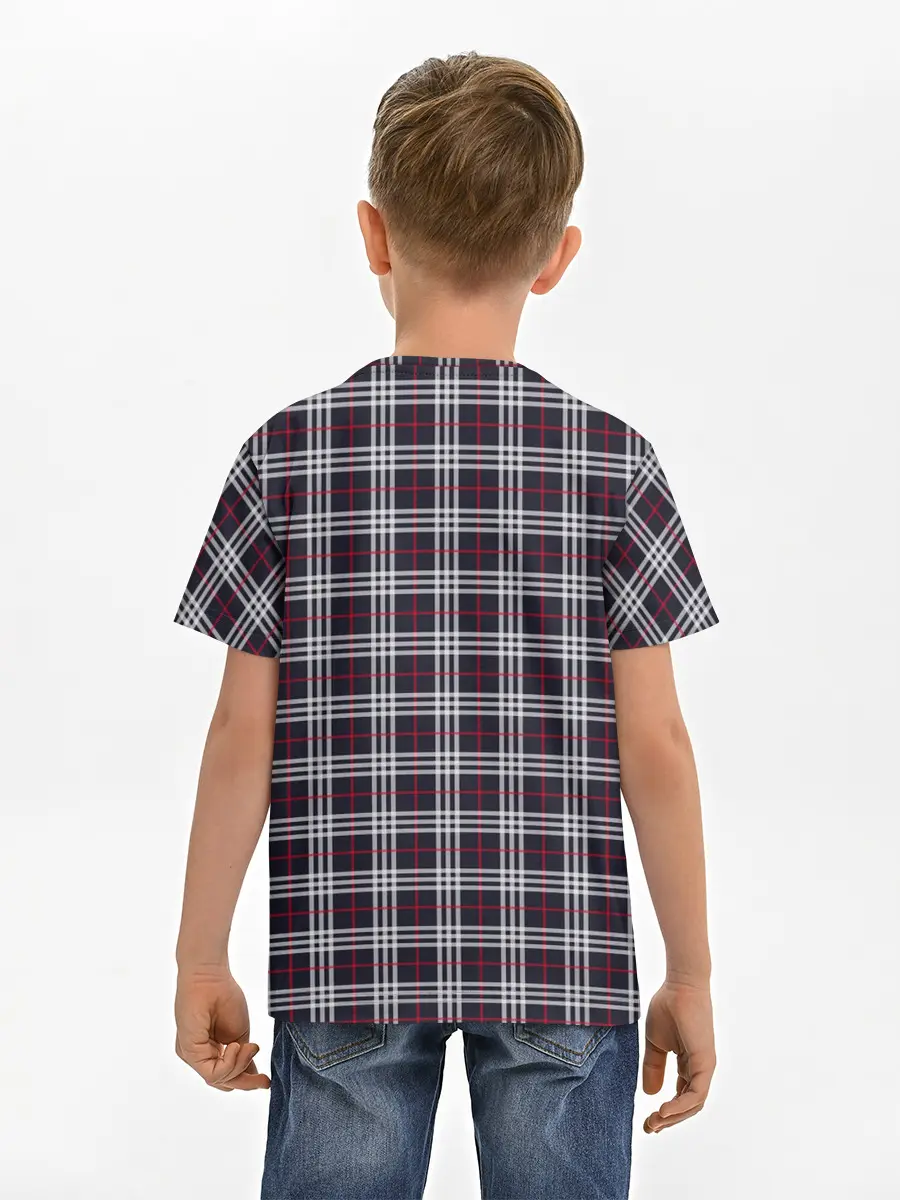 Детская базовая футболка / Классические в клеточку