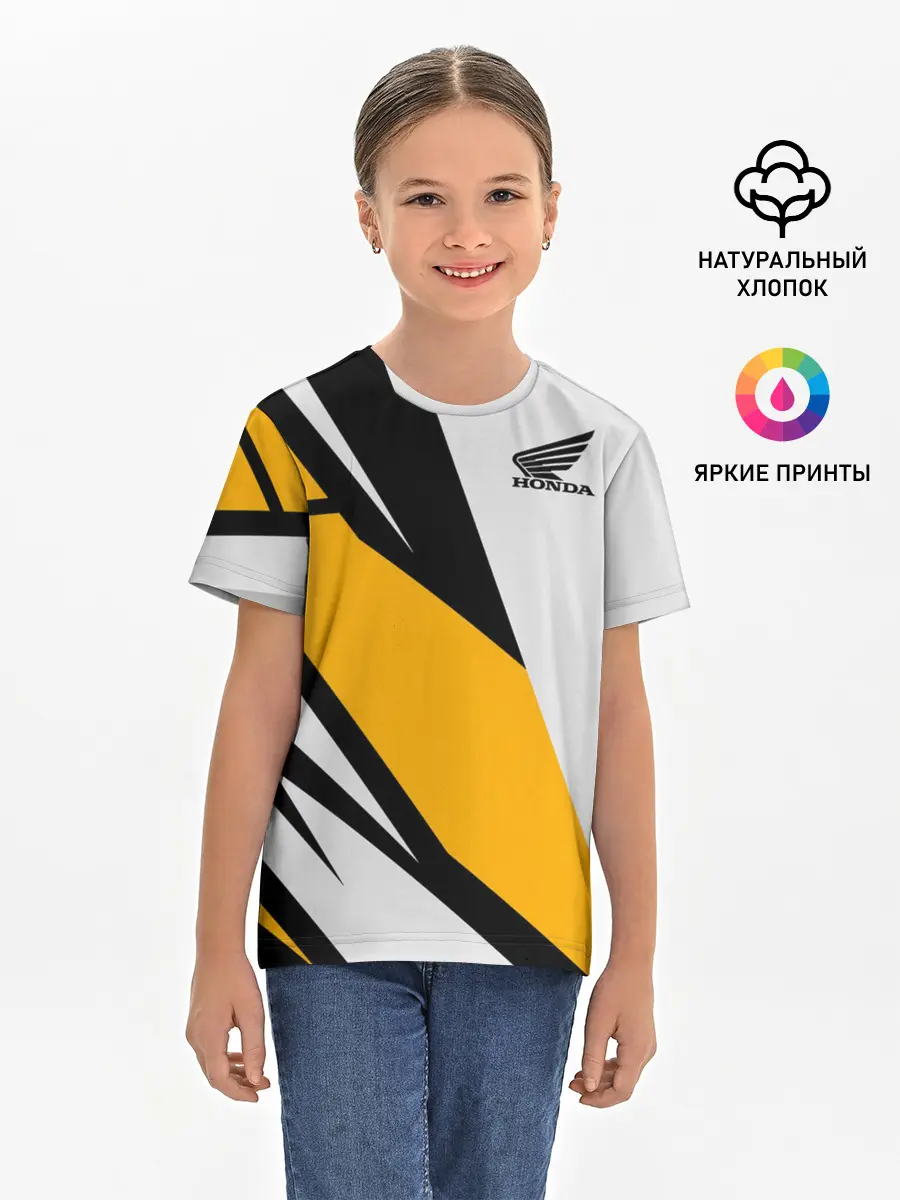Детская базовая футболка / HONDA