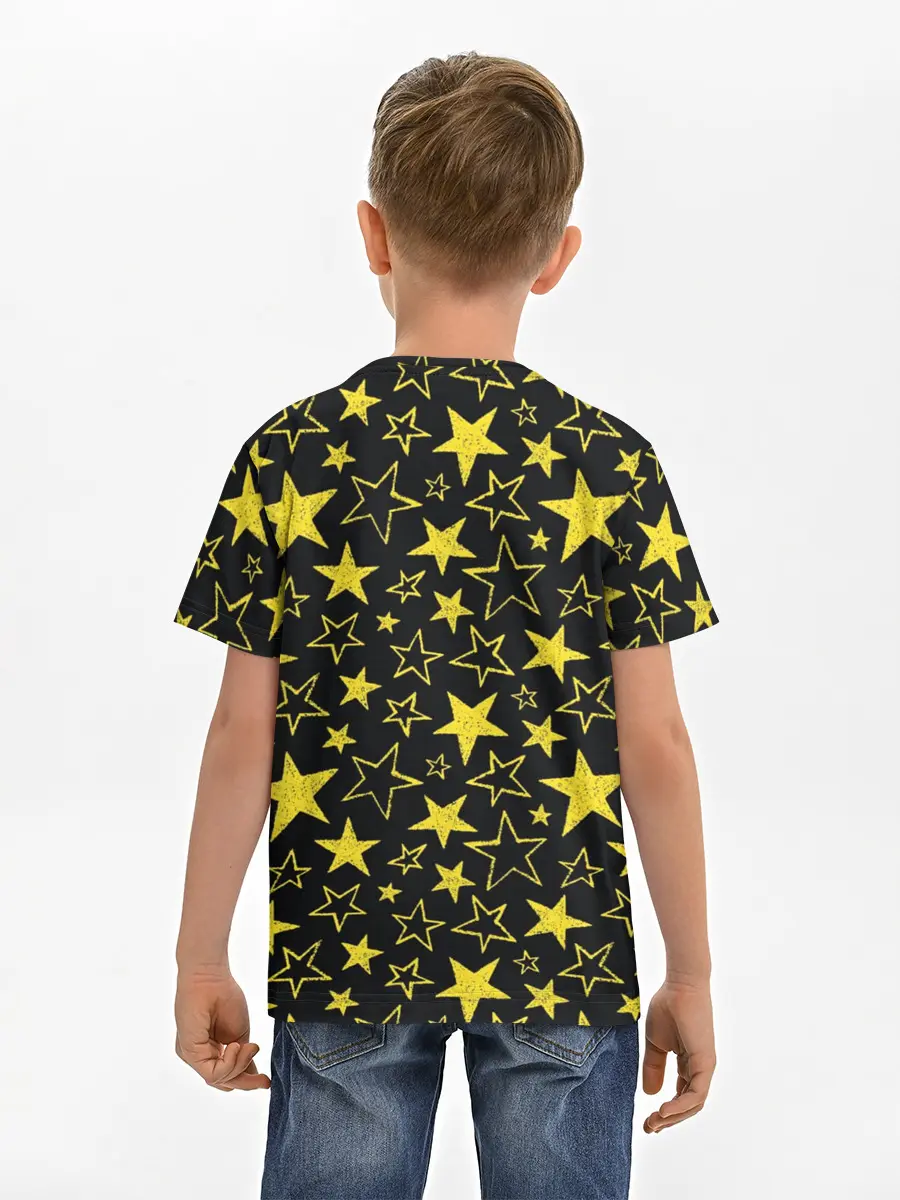Детская базовая футболка / Corgi | Stars