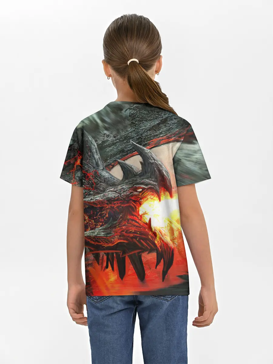 Детская базовая футболка / Дракон | Dragon