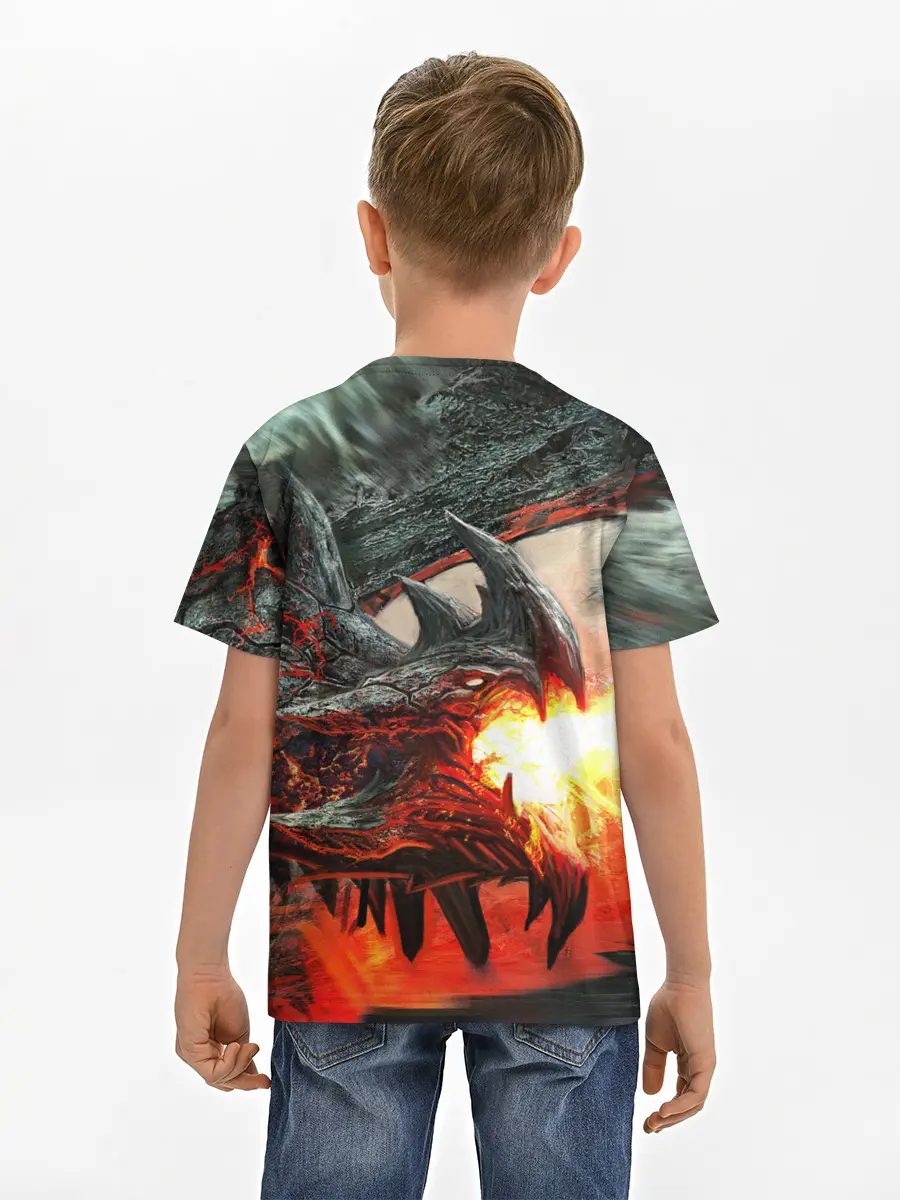 Детская базовая футболка / Дракон | Dragon