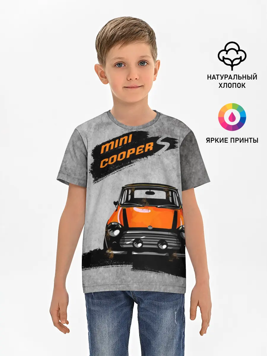 Детская базовая футболка / Maшина Mini