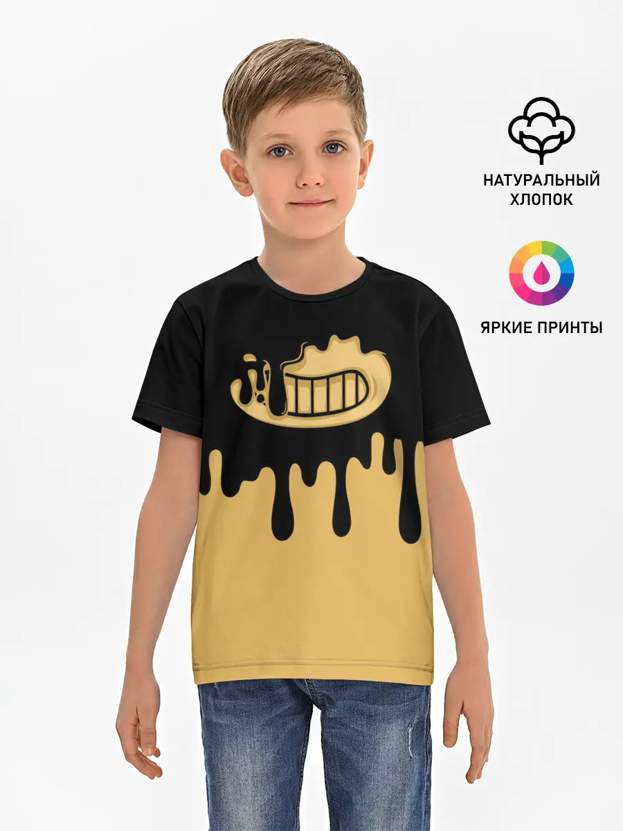 Детская базовая футболка / Bendy And The Ink Machine