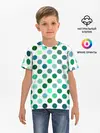 Детская базовая футболка / Горох