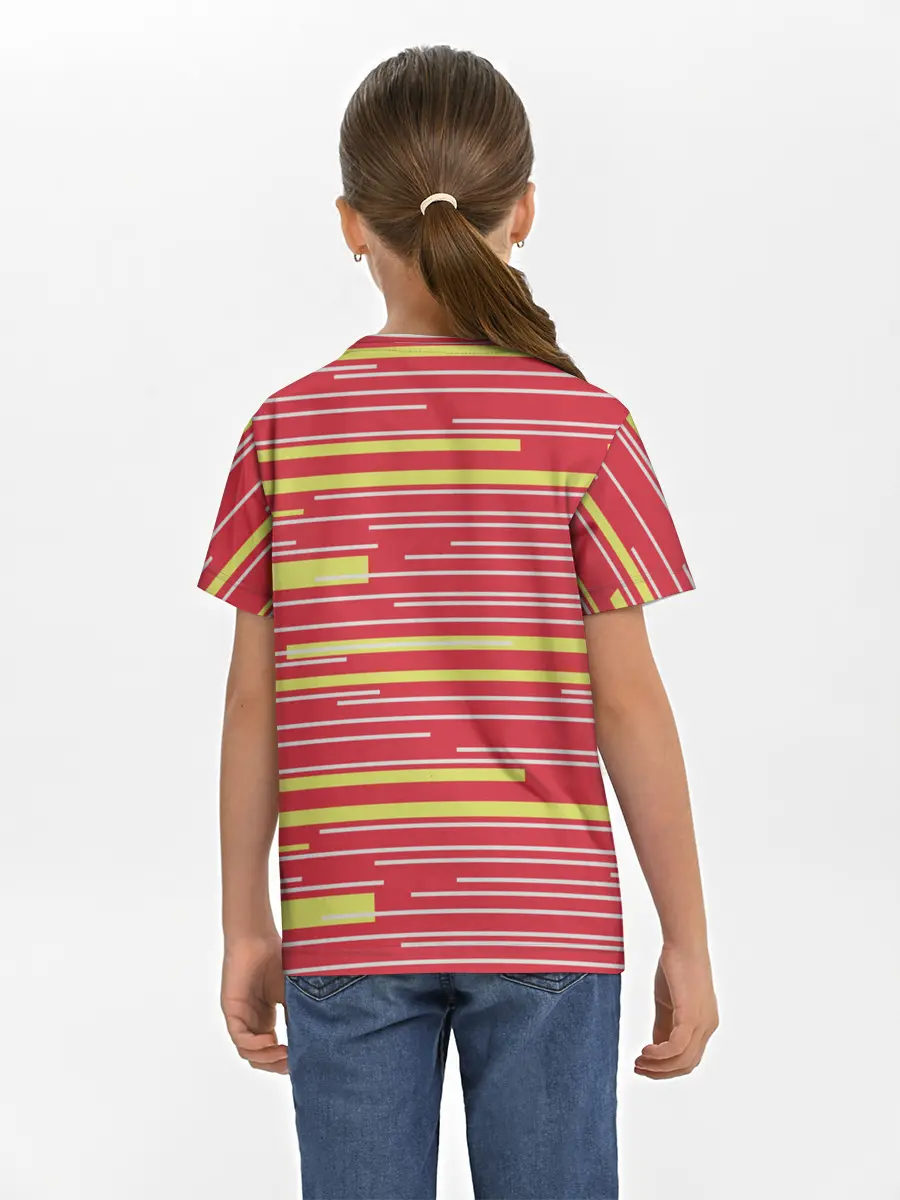 Детская базовая футболка / Логотип Юные титаны, вперед!