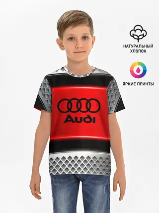 Детская базовая футболка / AUDI