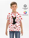 Детская базовая футболка / Котейка