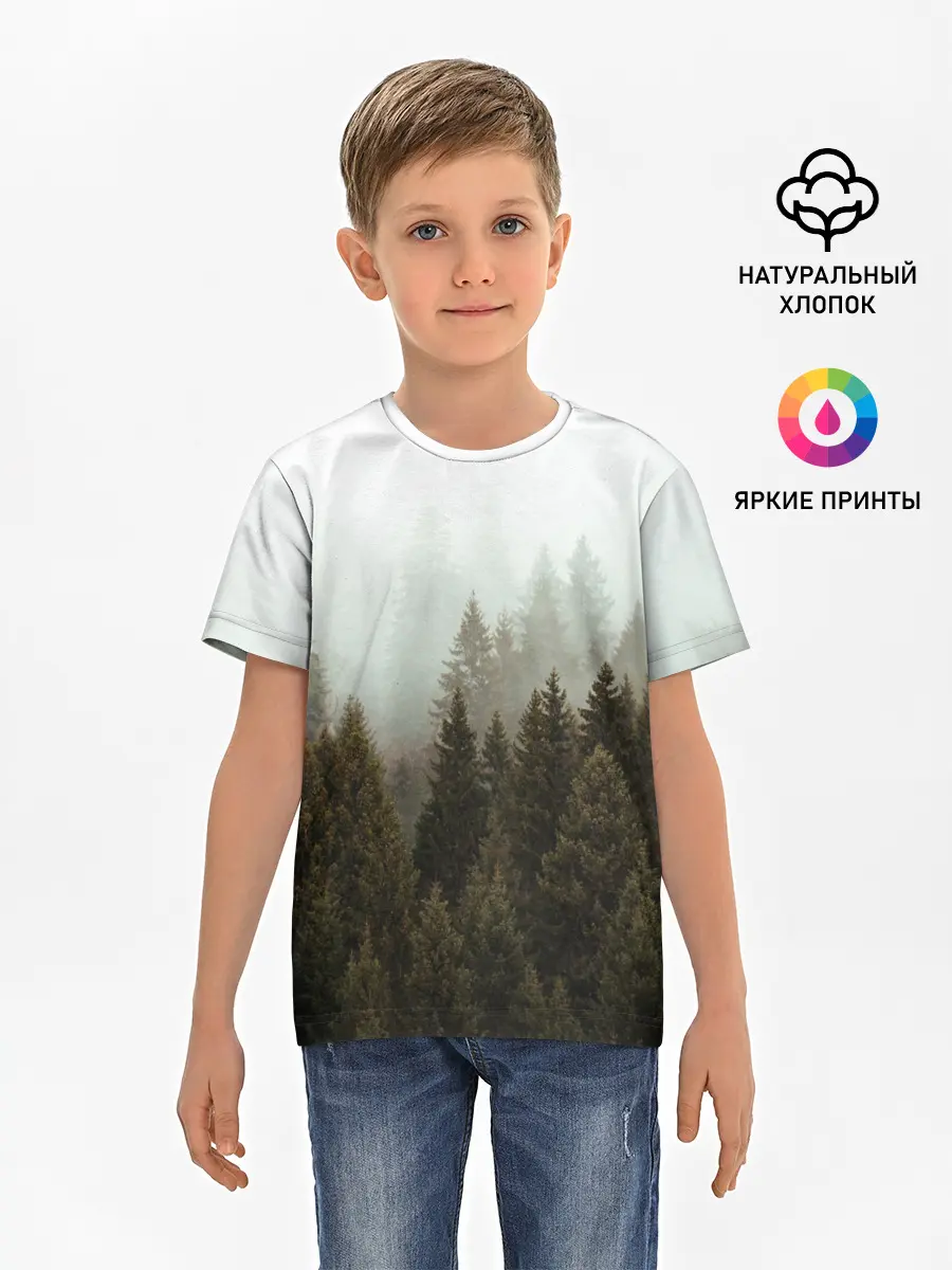 Детская базовая футболка / Деревья