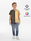 Детская базовая футболка / Черное золото