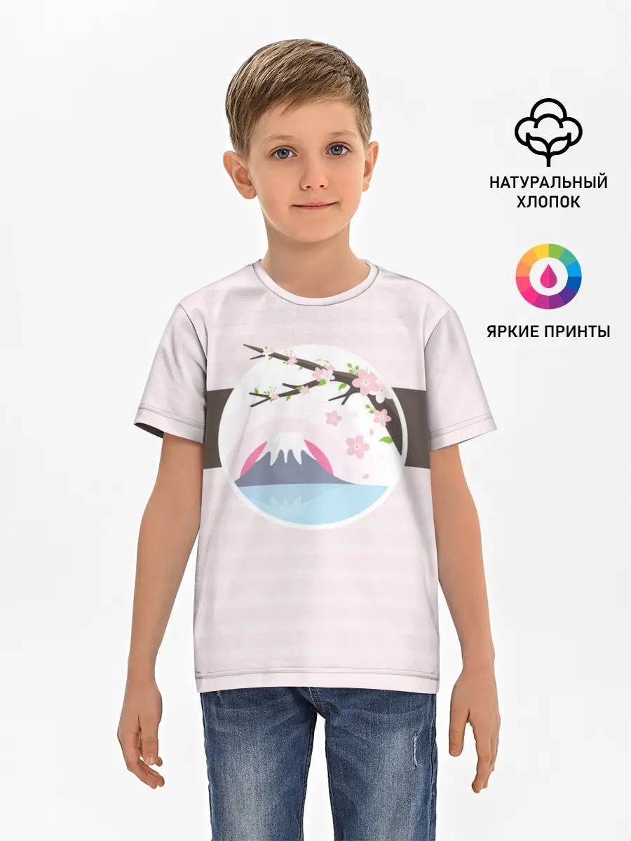 Детская базовая футболка / Сакура | Sakura