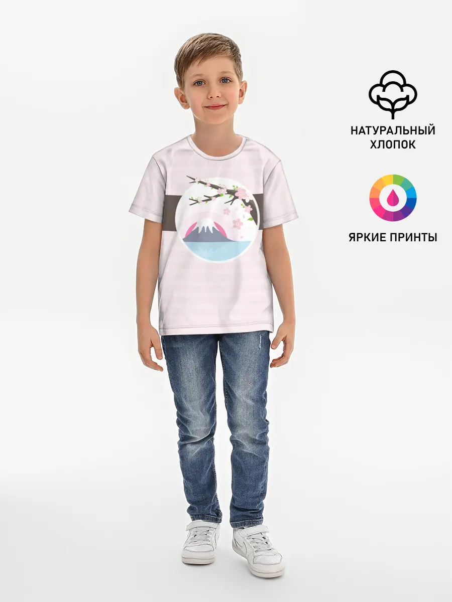 Детская базовая футболка / Сакура | Sakura