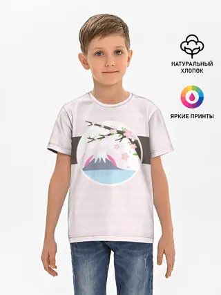 Детская базовая футболка / Сакура | Sakura