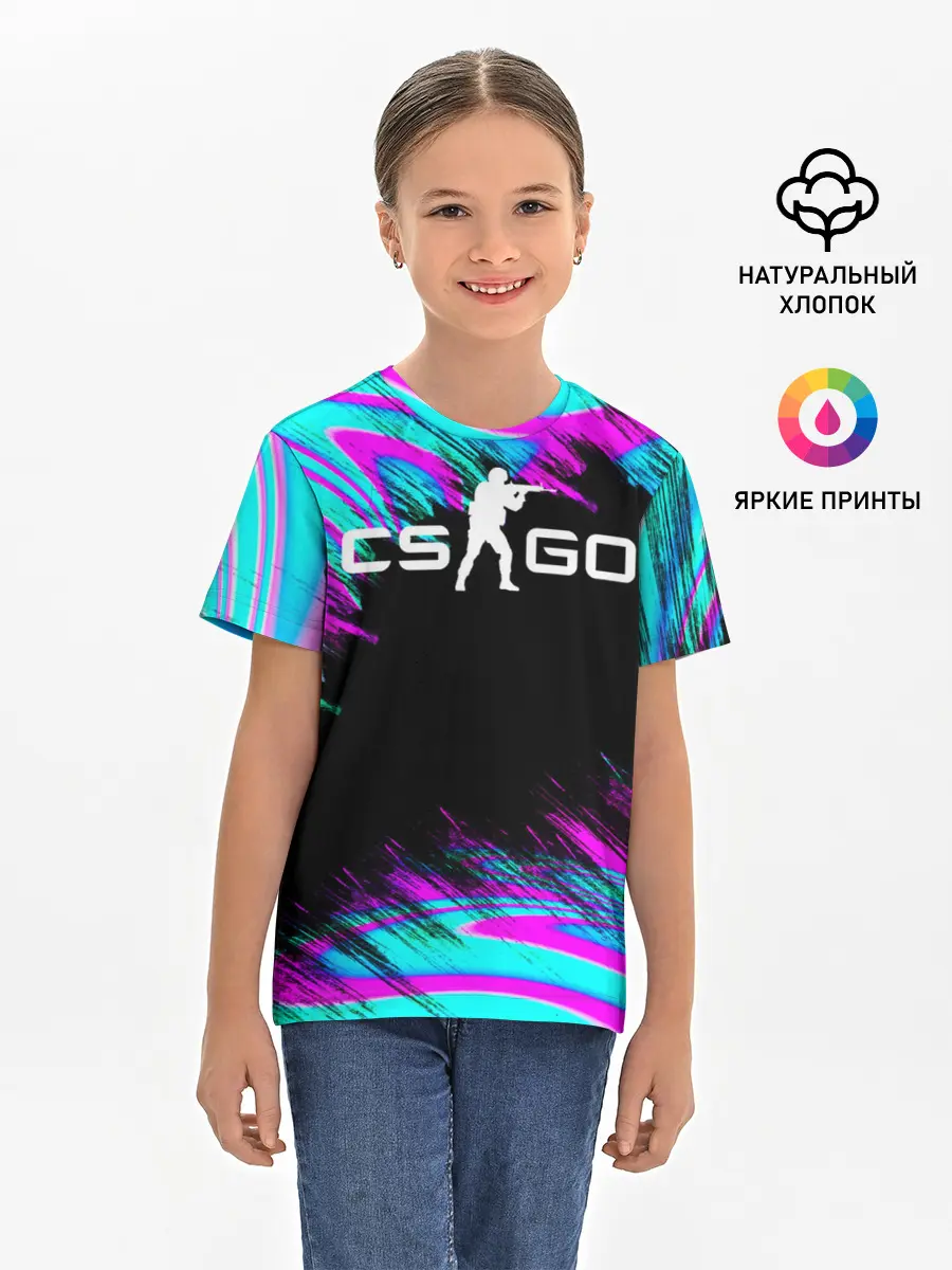 Детская базовая футболка / CS GO