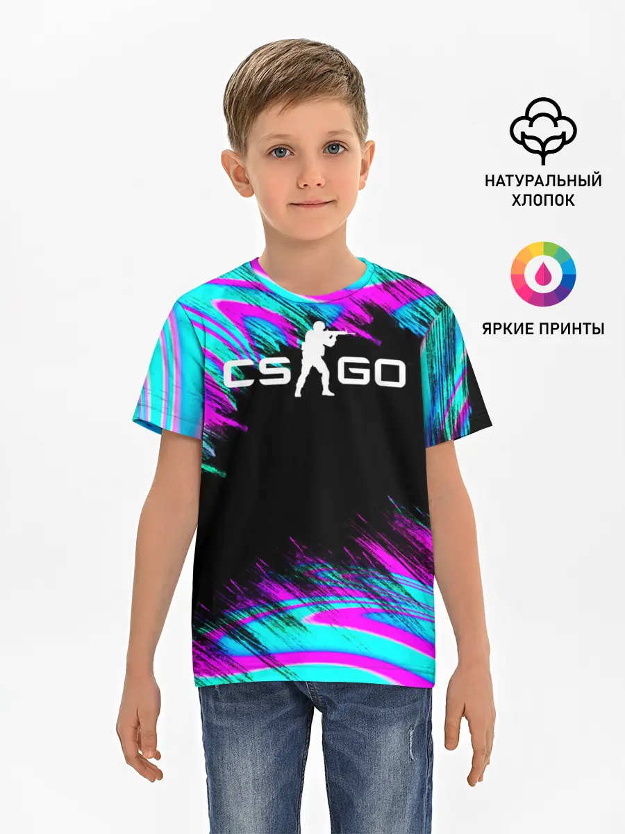 Детская базовая футболка / CS GO