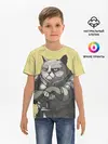 Детская базовая футболка / Кот