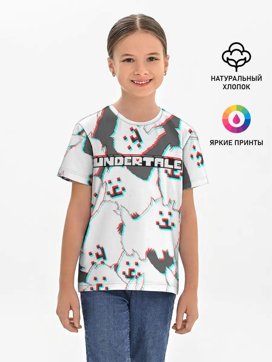 Детская базовая футболка / Undertale