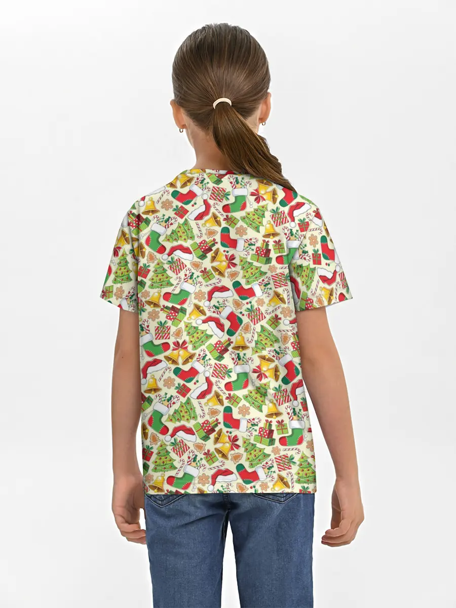 Детская базовая футболка / Merry Christmas