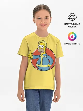 Детская базовая футболка / Homer Fallout