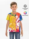 Детская базовая футболка / Красочное счастье