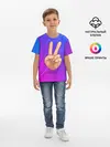 Детская базовая футболка / ВСЕМ МИР | PEACE