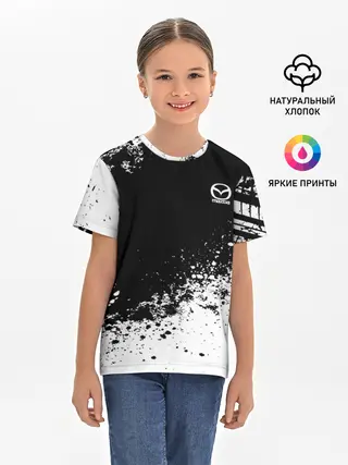 Детская базовая футболка / Mazda brand motors